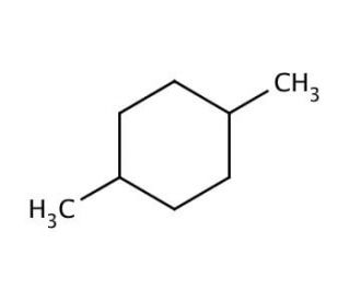 1,4-Dimethylcyclohexane, mixture of cis and trans (CAS 589-90-2) - chemical structure image