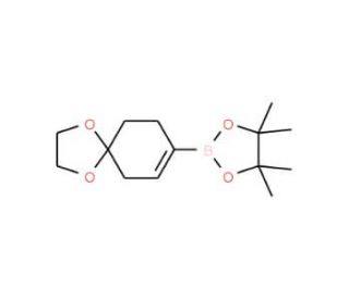 1,4-Dioxa-spiro[4,5]dec-7-en-8-boronic acid, pinacol ester (CAS 680596-79-6) - chemical structure image