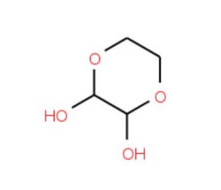 1,4-Dioxane-2,3-diol (CAS 4845-50-5) - chemical structure image
