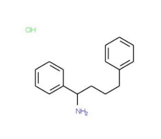 1,4-diphenylbutan-1-amine hydrochloride (CAS 74533-88-3) - chemical structure image