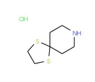 1,4-Dithia-8-aza-spiro[4.5]decane hydrochloride (CAS 17385-20-5) - chemical structure image