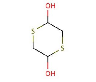 1,4-Dithiane-2,5-diol (CAS 40018-26-6) - chemical structure image