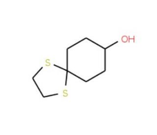 1,4-Dithiaspiro[4.5]decan-8-ol (CAS 22428-86-0) - chemical structure image