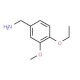 1-(4-ethoxy-3-methoxyphenyl)methanamine (CAS 93489-14-6) - chemical structure image