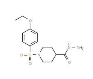 1-(4-Ethoxy-benzenesulfonyl)-piperidine-4-carboxylic acid hydrazide - chemical structure image