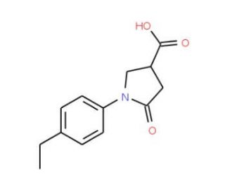 1-(4-Ethyl-phenyl)-5-oxo-pyrrolidine-3-carboxylic acid - chemical structure image