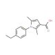 1-(4-ethylphenyl)-2,5-dimethyl-1H-pyrrole-3-carboxylic acid - chemical structure image