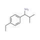 1-(4-ethylphenyl)-2-methylpropan-1-amine - chemical structure image