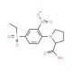 1-[4-(Ethylsulfonyl)-2-nitrophenyl]pyrrolidine-2-carboxylic acid - chemical structure image