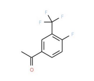 1-[4-Fluoro-3-(trifluoromethyl)phenyl]ethan-1-one (CAS 208173-24-4) - chemical structure image