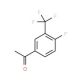 1-[4-Fluoro-3-(trifluoromethyl)phenyl]ethan-1-one (CAS 208173-24-4) - chemical structure image