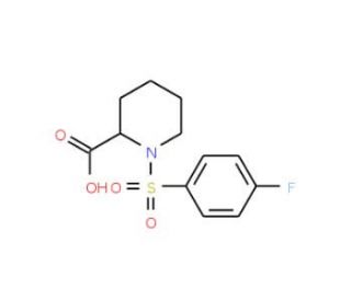 1-(4-Fluoro-benzenesulfonyl)-piperidine-2-carboxylic acid - chemical structure image