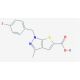 1-(4-Fluoro-benzyl)-3-methyl-1H-thieno[2,3-c]pyrazole-5-carboxylic acid - chemical structure image