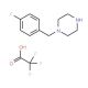 1-(4-Fluoro-benzyl)-piperazinetrifluoroacetate - chemical structure image