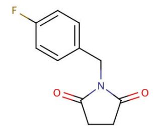 1-(4-Fluoro-benzyl)-pyrrolidine-2,5-dione - chemical structure image