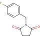 1-(4-Fluoro-benzyl)-pyrrolidine-2,5-dione - chemical structure image