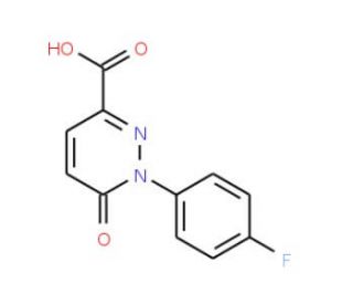 1-(4-Fluoro-phenyl)-6-oxo-1,6-dihydro-pyridazine-3-carboxylic acid - chemical structure image
