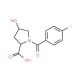 1-(4-Fluorobenzoyl)-4-hydroxy-2-pyrrolidinecarboxylic acid - chemical structure image