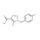 1-(4-Fluorobenzyl)-5-methyl-1H-1,2,3-triazole-4-carboxylic acid - chemical structure image