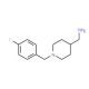 [1-(4-Fluorobenzyl)piperidin-4-yl]methylamine (CAS 174561-02-5) - chemical structure image