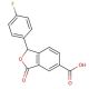 1-(4-Fluorophenyl)-1,3-dihydro-3-oxo-5-isobenzofurancarboxylic Acid (CAS 372941-51-0) - chemical structure image