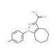 1-(4-fluorophenyl)-1,4,5,6,7,8-hexahydrocyclohepta[c]pyrazole-3-carboxylic acid - chemical structure image