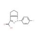 1-(4-fluorophenyl)-1,4,5,6-tetrahydrocyclopenta[c]pyrazole-3-carboxylic acid - chemical structure image