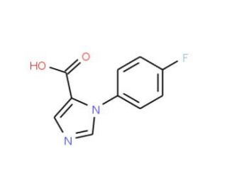 1-(4-fluorophenyl)-1H-imidazole-5-carboxylic acid - chemical structure image