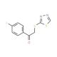 1-(4-fluorophenyl)-2-(1,3,4-thiadiazol-2-ylthio)ethanone - chemical structure image