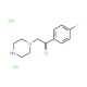 1-(4-fluorophenyl)-2-piperazin-1-ylethanone dihydrochloride (CAS 1019058-85-5) - chemical structure image