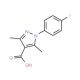 1-(4-Fluorophenyl)-3,5-dimethyl-1H-pyrazole-4-carboxylic acid - chemical structure image