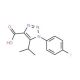 1-(4-fluorophenyl)-5-isopropyl-1H-1,2,3-triazole-4-carboxylic acid (CAS 1017470-58-4) - chemical structure image