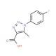 1-(4-fluorophenyl)-5-methyl-1H-1,2,3-triazole-4-carboxylic acid - chemical structure image