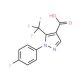 1-(4-fluorophenyl)-5-(trifluoromethyl)-1H-pyrazole-4-carboxylic acid (CAS 618070-62-5) - chemical structure image
