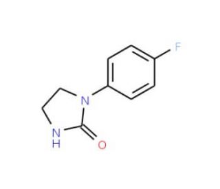 1-(4-Fluorophenyl)tetrahydro-2H-imidazol-2-one - chemical structure image