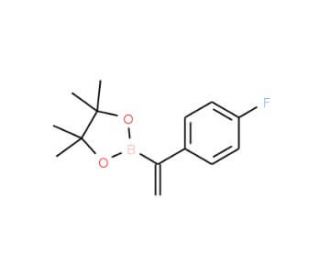 1-(4-Fluorophenyl)vinylboronic acid, pinacol ester (CAS 850567-55-4) - chemical structure image