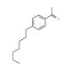 1-(4-heptylphenyl)ethan-1-one (CAS 37593-03-6) - chemical structure image