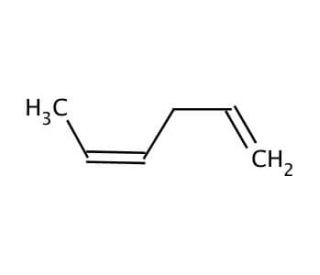 1,4-Hexadiene, mixture of cis and trans (CAS 592-45-0) - chemical structure image