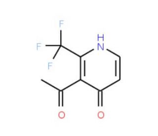 1-[4-Hydroxy-2-(trifluoromethyl)pyridin-3-yl]-ethanone - chemical structure image