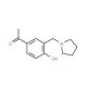 1-[4-hydroxy-3-(pyrrolidin-1-ylmethyl)phenyl]ethanone - chemical structure image