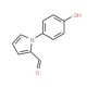 1-(4-Hydroxy-phenyl)-1H-pyrrole-2-carbaldehyde (CAS 444077-56-9) - chemical structure image