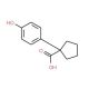 1-(4-Hydroxy-phenyl)-cyclopentanecarboxylic acid (CAS 91496-64-9) - chemical structure image