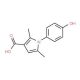 1-(4-Hydroxyphenyl)-2,5-dimethyl-1H-pyrrole-3-carboxylic acid - chemical structure image