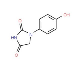 1-(4-hydroxyphenyl)imidazolidine-2,4-dione - chemical structure image