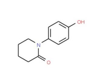 1-(4-Hydroxyphenyl)piperidin-2-one (CAS 79557-03-2) - chemical structure image