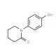 1-(4-Hydroxyphenyl)piperidin-2-one (CAS 79557-03-2) - chemical structure image