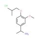 1-(4-isobutoxy-3-methoxyphenyl)ethanamine hydrochloride - chemical structure image