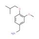 1-(4-isobutoxy-3-methoxyphenyl)methanamine - chemical structure image