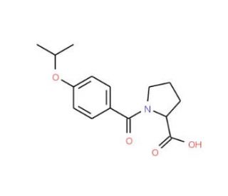 1-(4-Isopropoxybenzoyl)pyrrolidine-2-carboxylic acid - chemical structure image