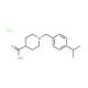1-(4-Isopropylbenzyl)piperidine-4-carboxylic acid hydrochloride - chemical structure image